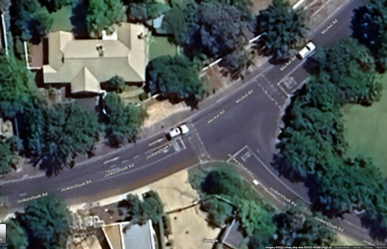 Morkel and Jonkershoek junction currently.