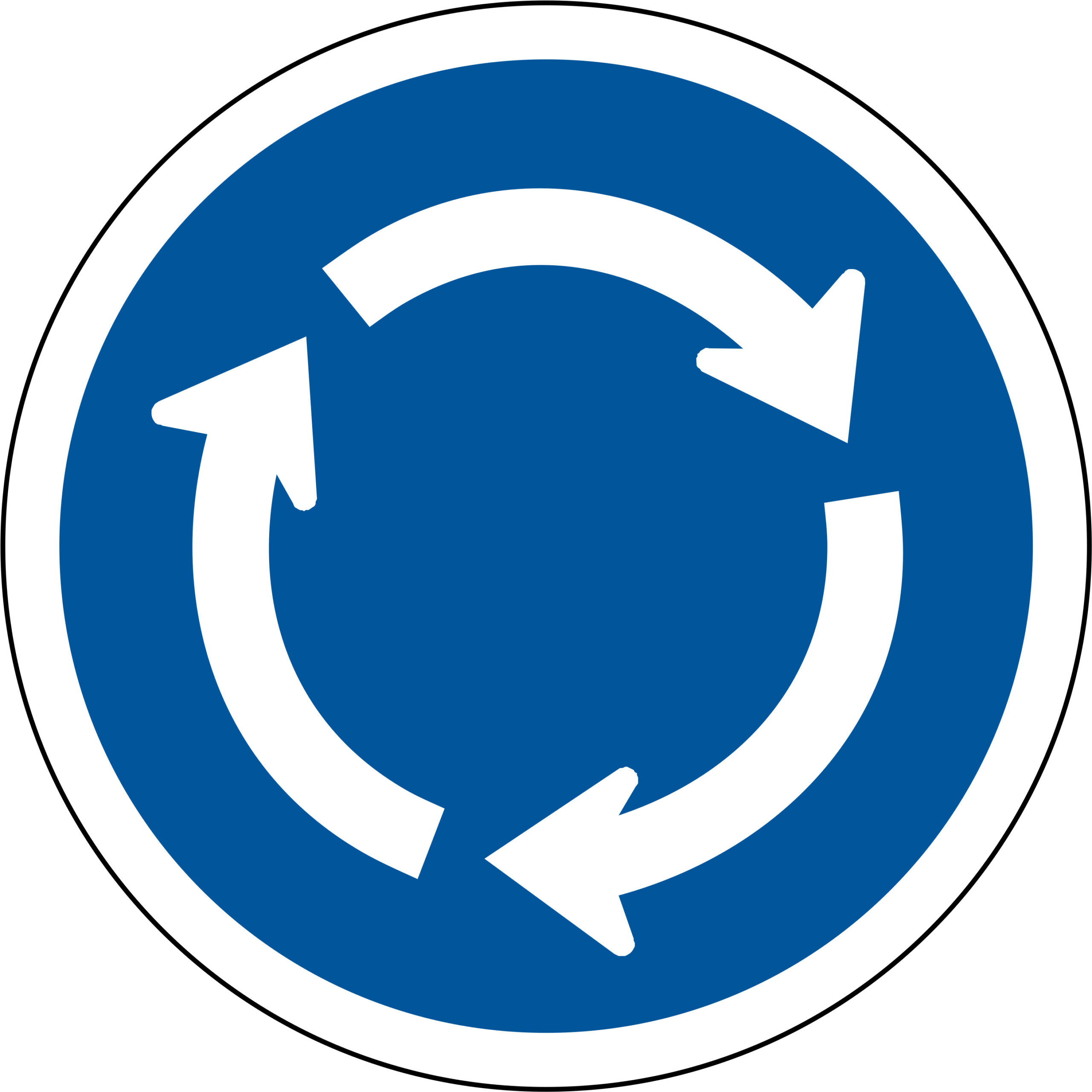 Normal roundabout