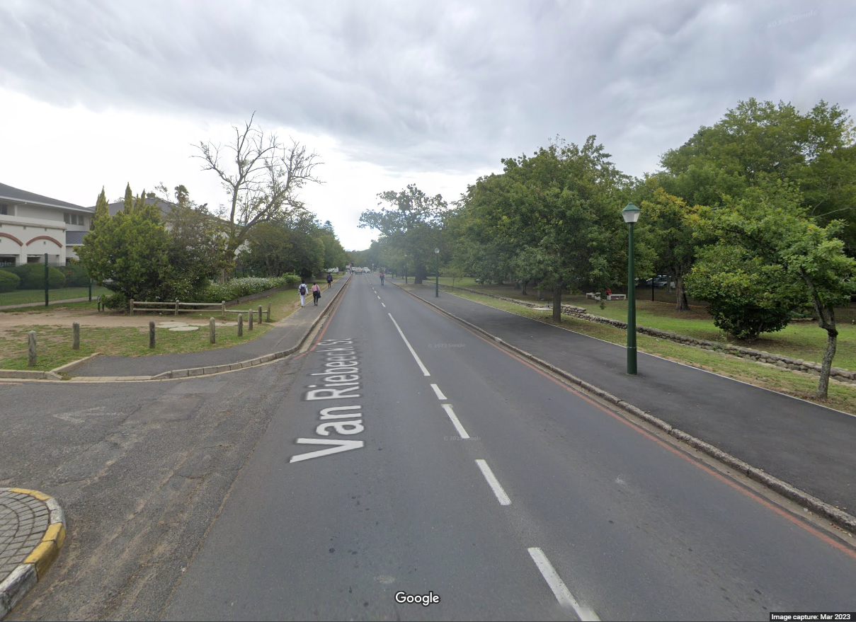 The pavement before upgrade.